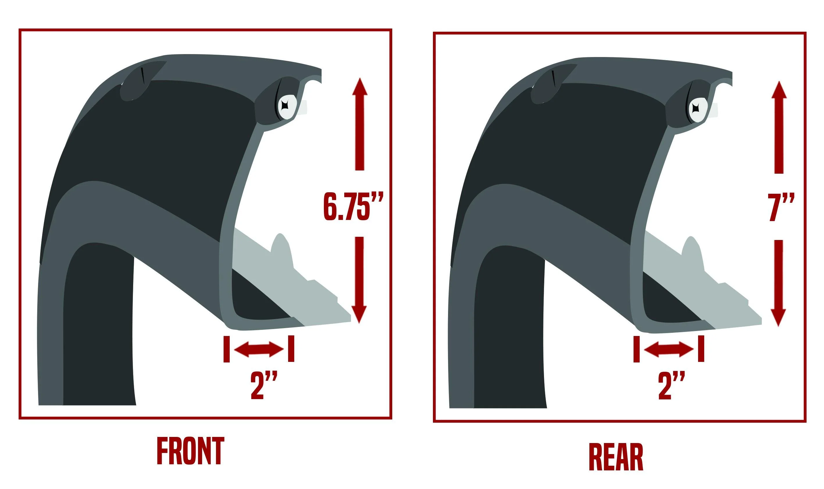 Fender Flares for 2007-13 Chevy Silverado 1500 5.8' Bed - Image 5
