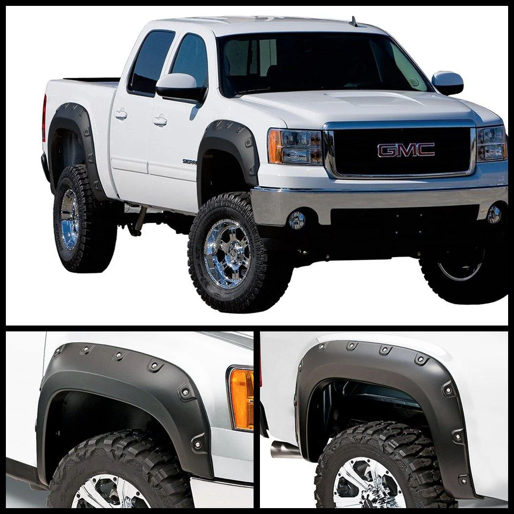 Fender Flares for 2007-13 GMC Sierra 1500/2500 6.5' & 8' Bed - Image 2