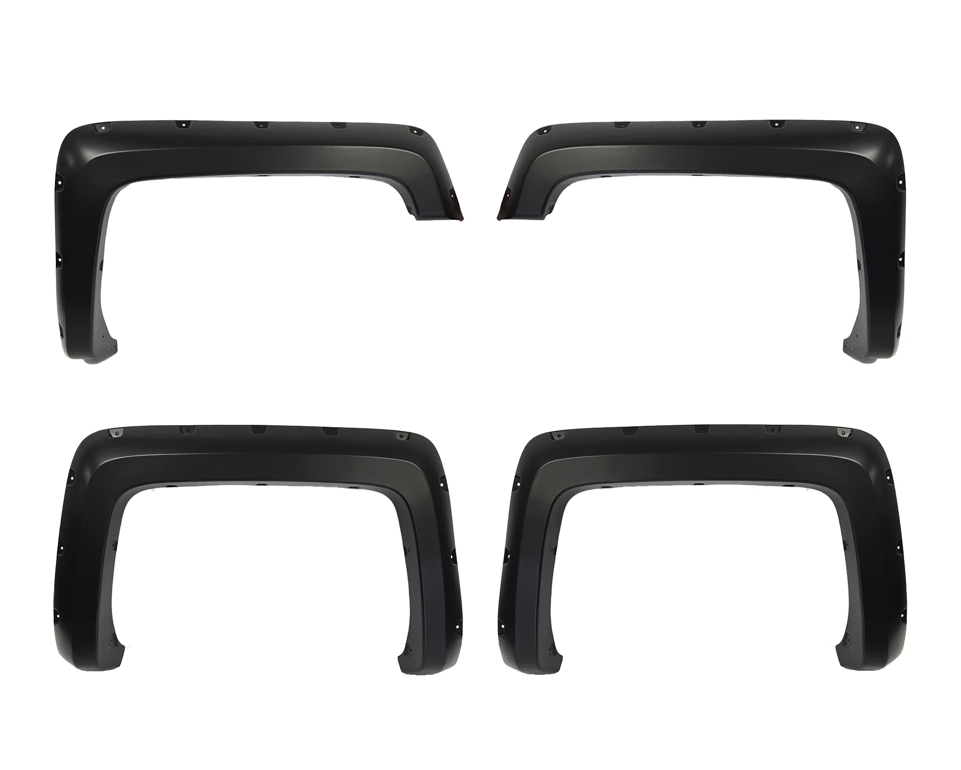 Fender Flares for 2014-18 Chevy Silverado 1500 & 2015-19 Silverado 2500/3500 6.5 & 8 FT Long Bed