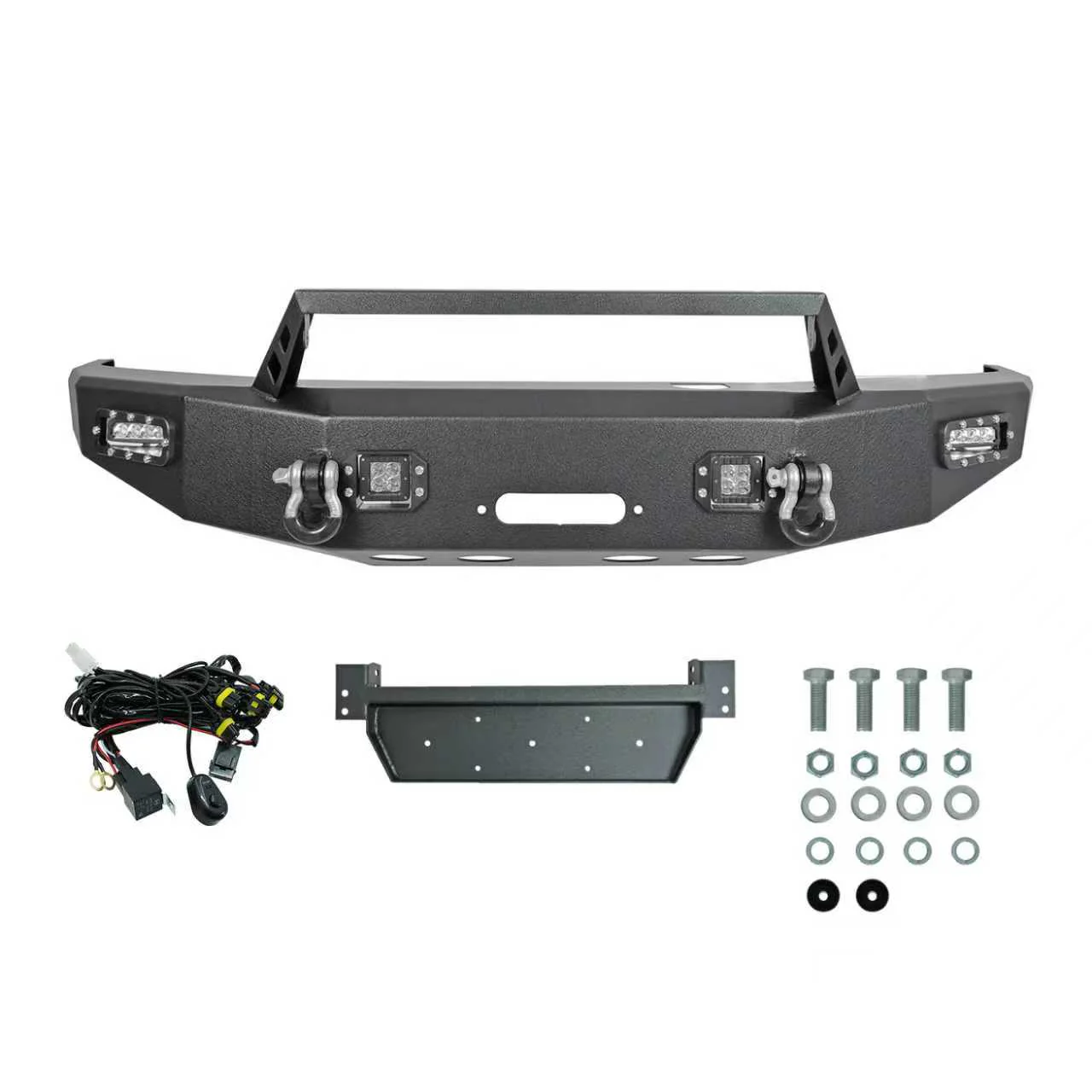 Front Winch Bumper For 2017-24 Ford F250/F350 (Excluding Raptor Models) - Image 3