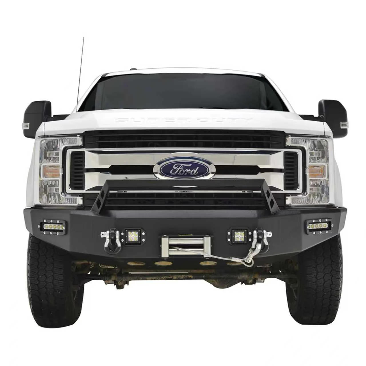 Front Winch Bumper For 2017-24 Ford F250/F350 (Excluding Raptor Models) - Image 4