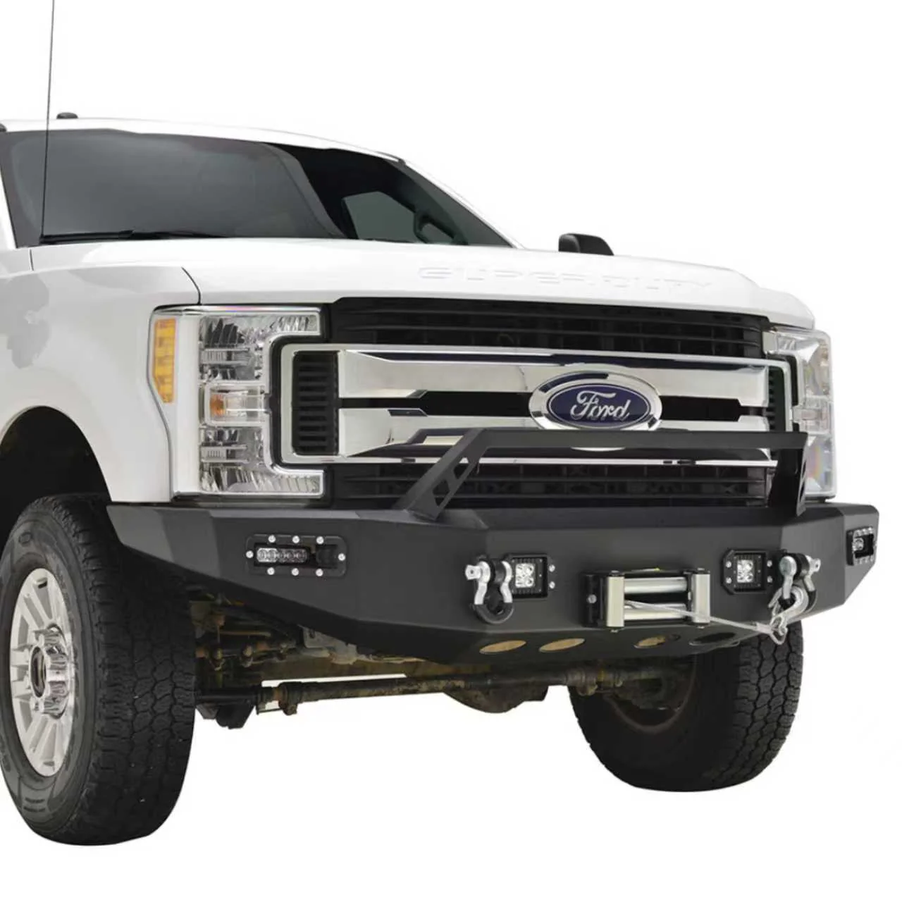 Front Winch Bumper For 2017-24 Ford F250/F350 (Excluding Raptor Models) - Image 5