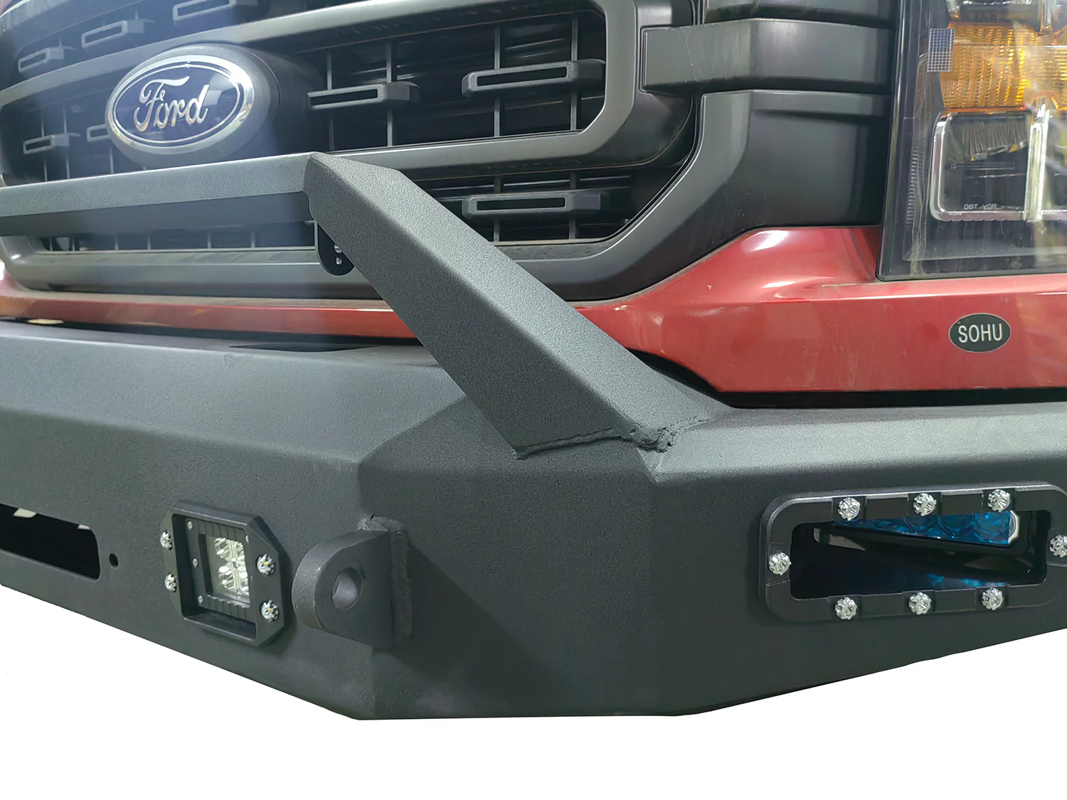 Front Winch Bumper For 21-24 Ford F150 - Image 8