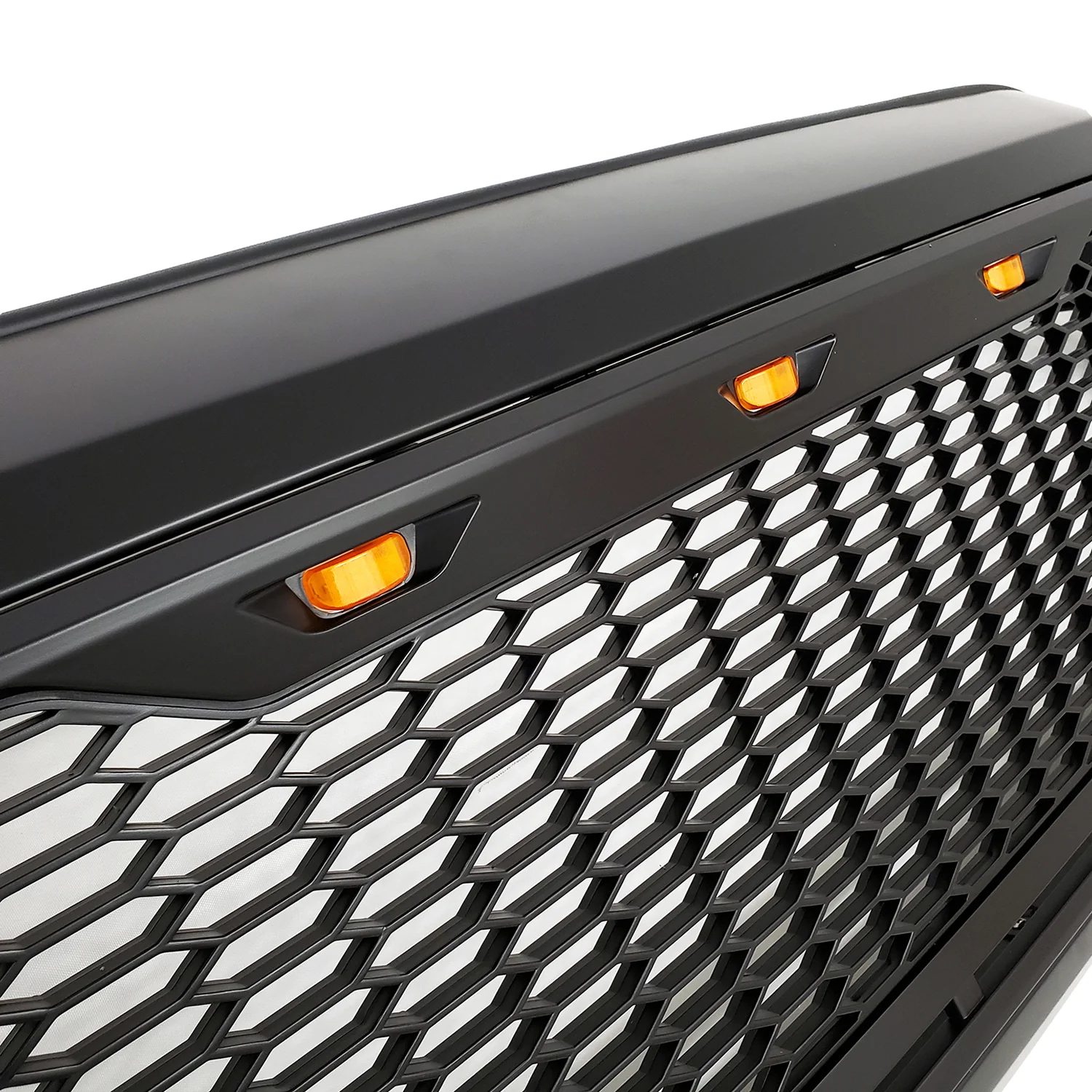 Honeycomb Mesh Grille for 2014-21 Toyota Tundra (Matte Black) - Image 3