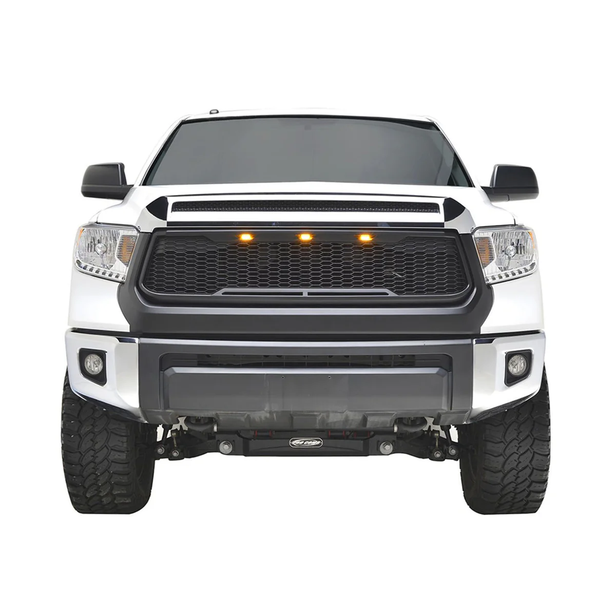 Honeycomb Mesh Grille for 2014-21 Toyota Tundra (Matte Black) - Image 4