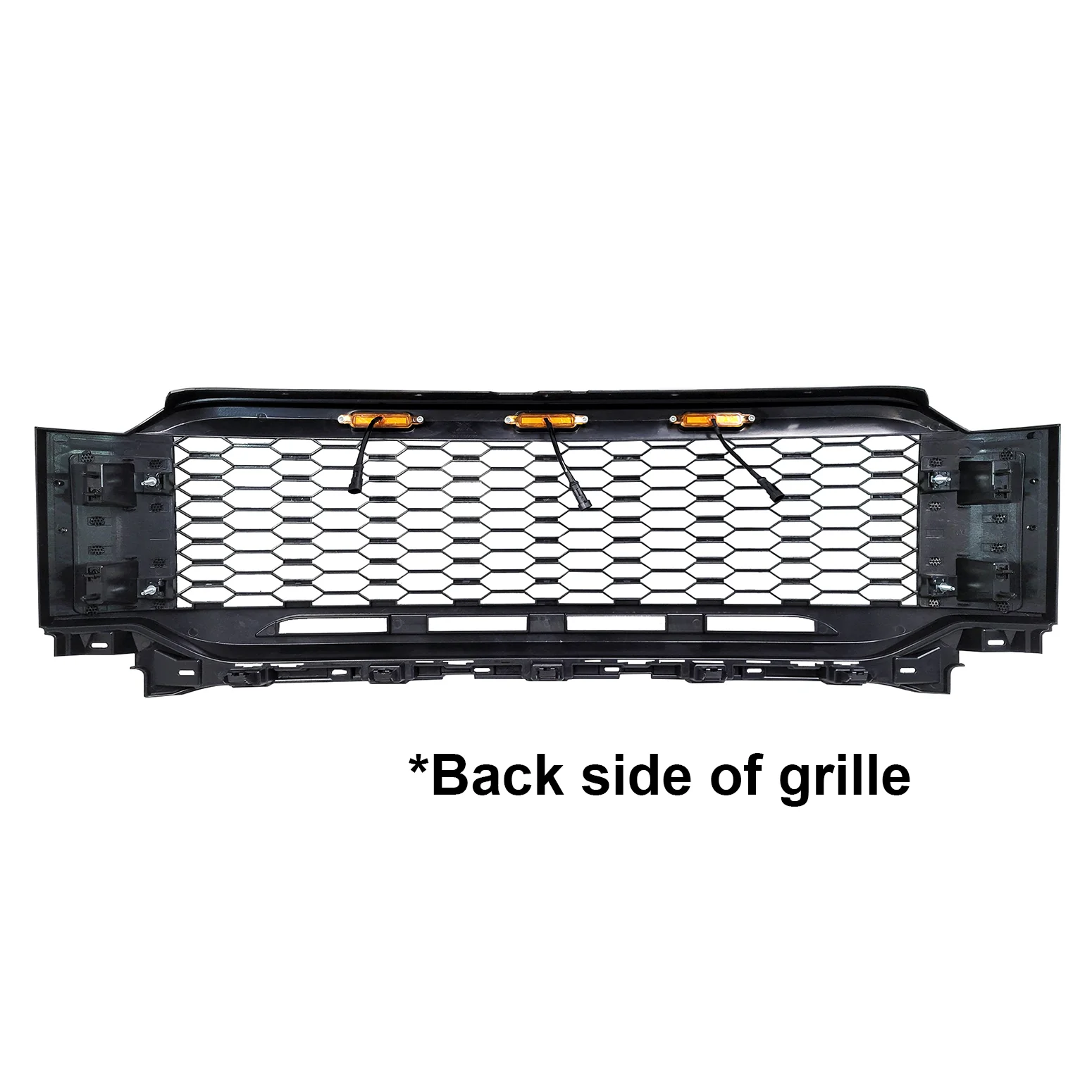 Honeycomb Mesh Grille for 2021-23 Ford F150 (Matte Black) - Image 4