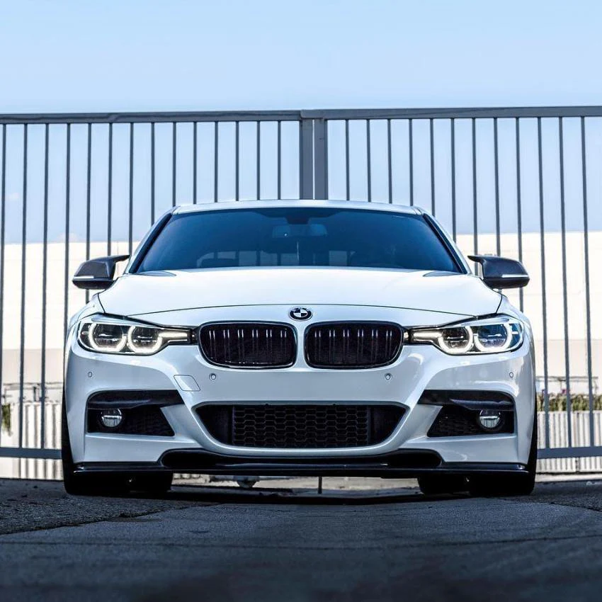 Kidney Grilles for 2012-18 BMW 3-Series F30/F31/F35 (Gloss Black Dual Slat) - Image 3