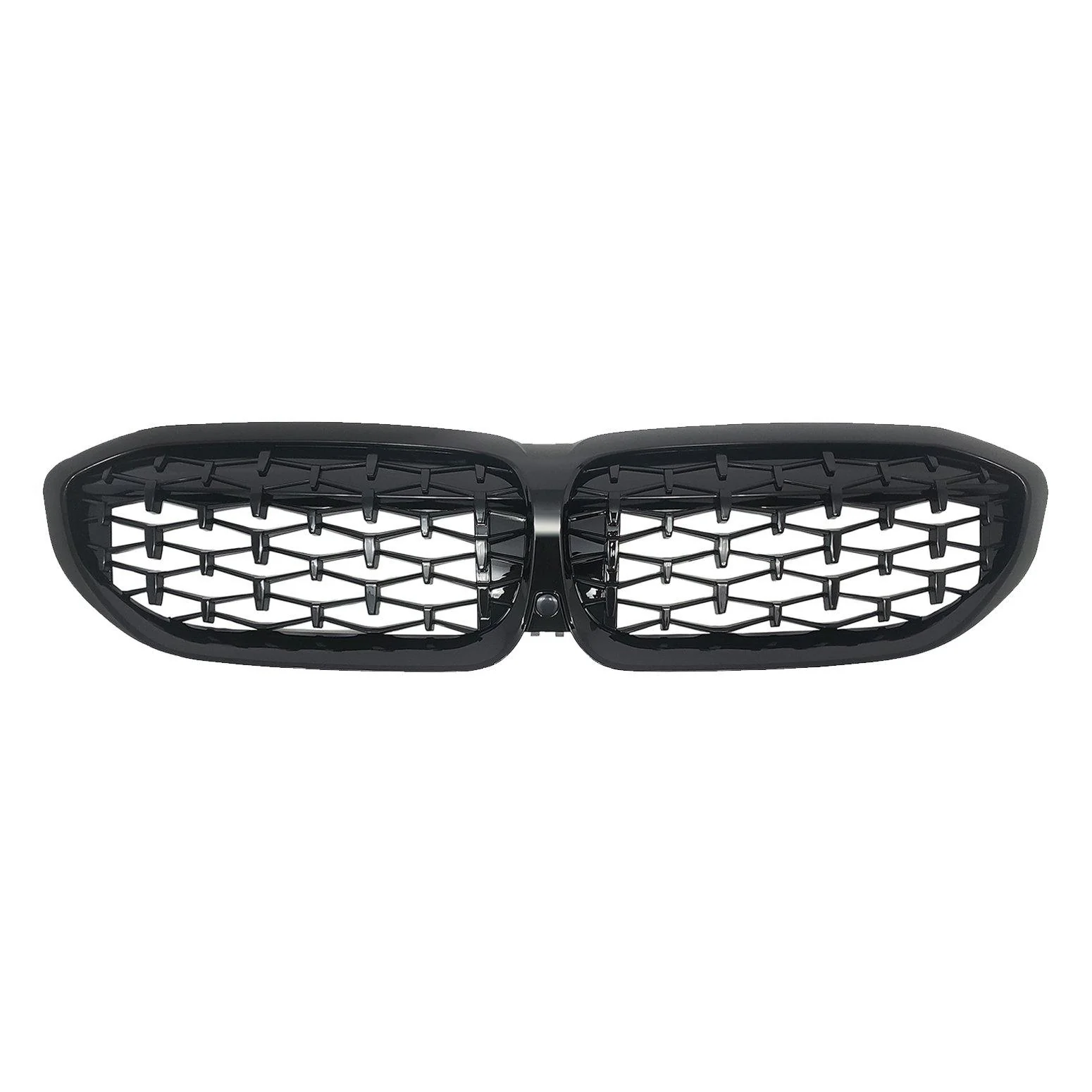 Kidney Grilles for 2019-22 BMW 3-Series G20 330i M340i (Gloss Black Diamond)