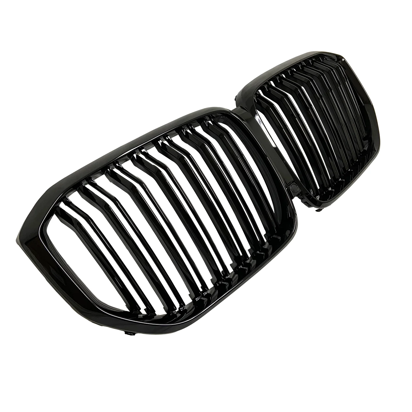 Kidney Grilles for 2019-22 BMW X5 G05 (Gloss Black Dual Slat) - Image 2