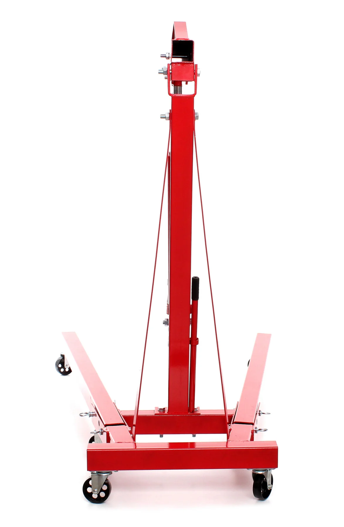 2-Ton Hydraulic Engine Hoist – Heavy-Duty Folding Shop Crane with Wheels - Image 9
