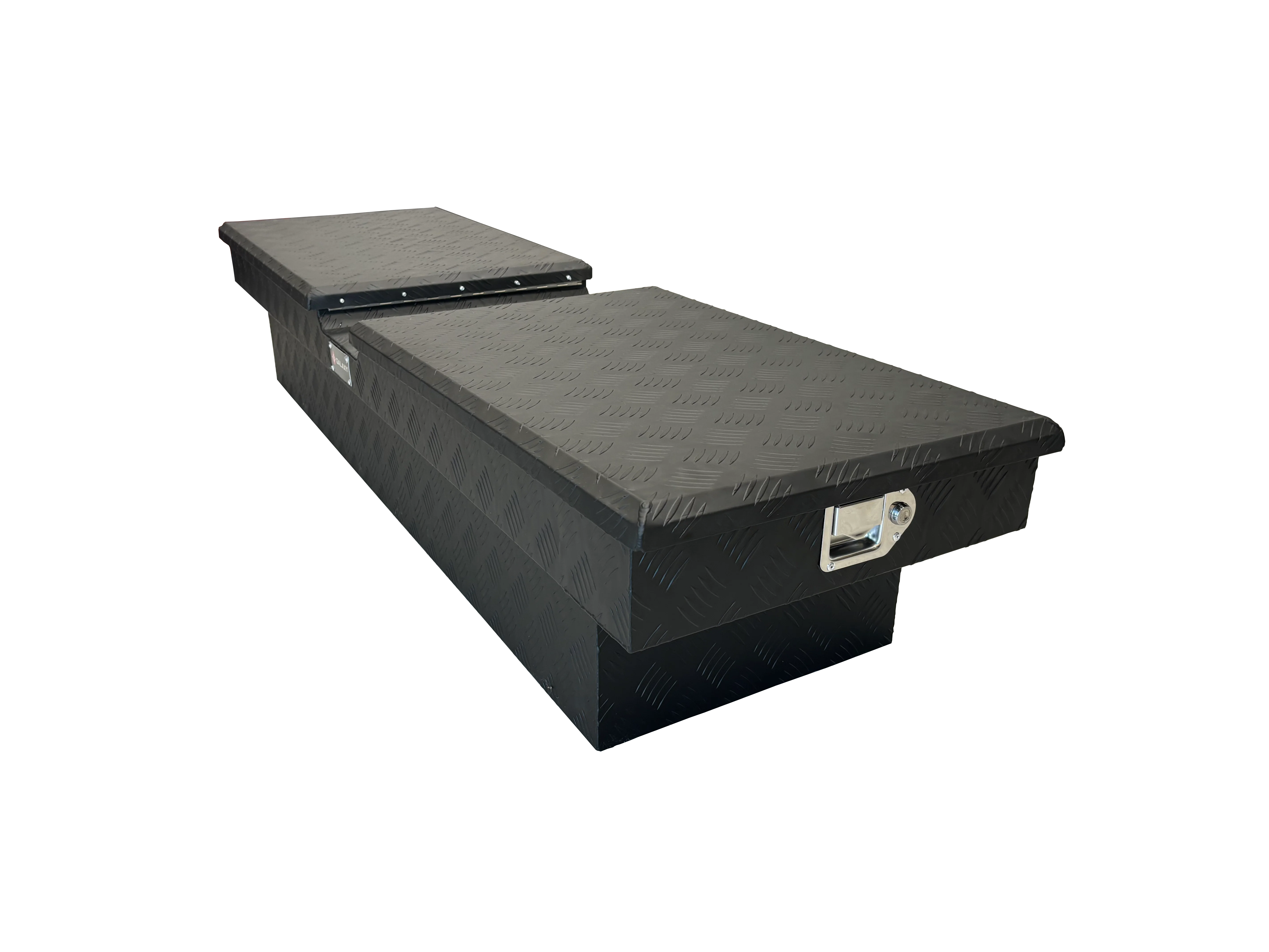 Crossover Truck Tool Box Double Open 69” Heavy Duty Aluminum Toolbox - Image 6