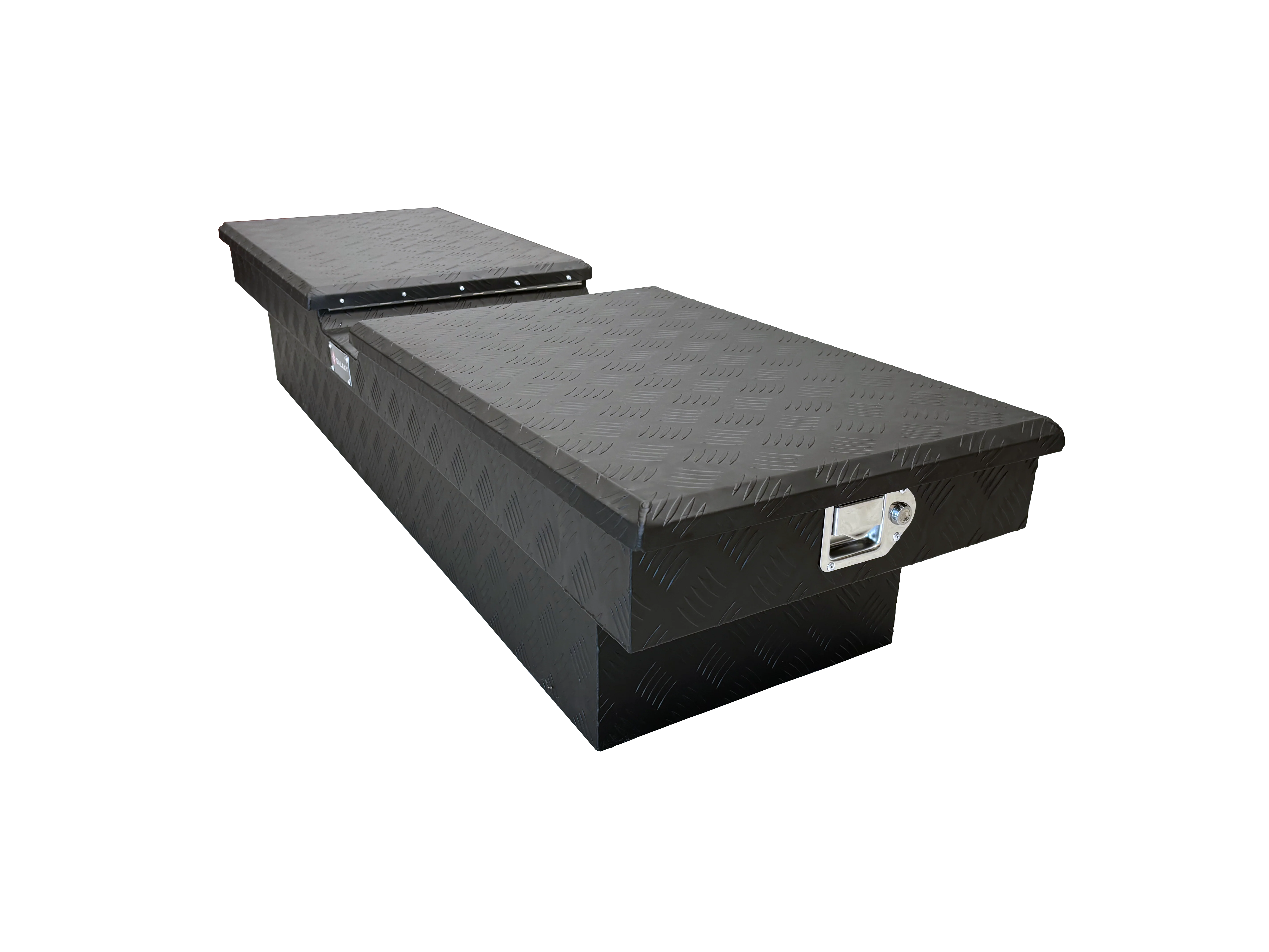 Crossover Truck Tool Box Double Open 69” Heavy Duty Aluminum Toolbox - Image 8