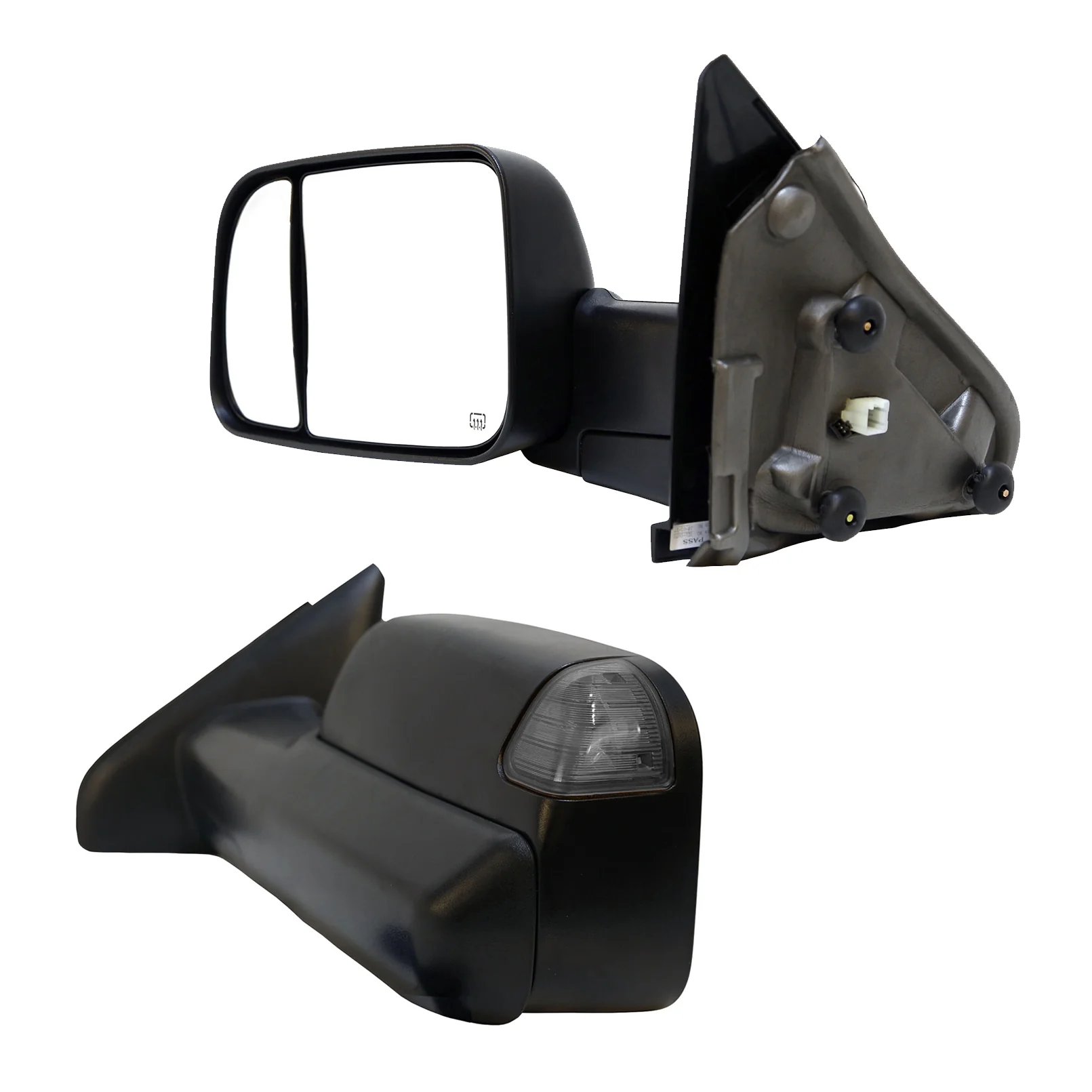 Towing Mirrors for 2002-08 Dodge Ram 1500 & 2003-09 Ram 2500/3500 (New Style) - Image 3