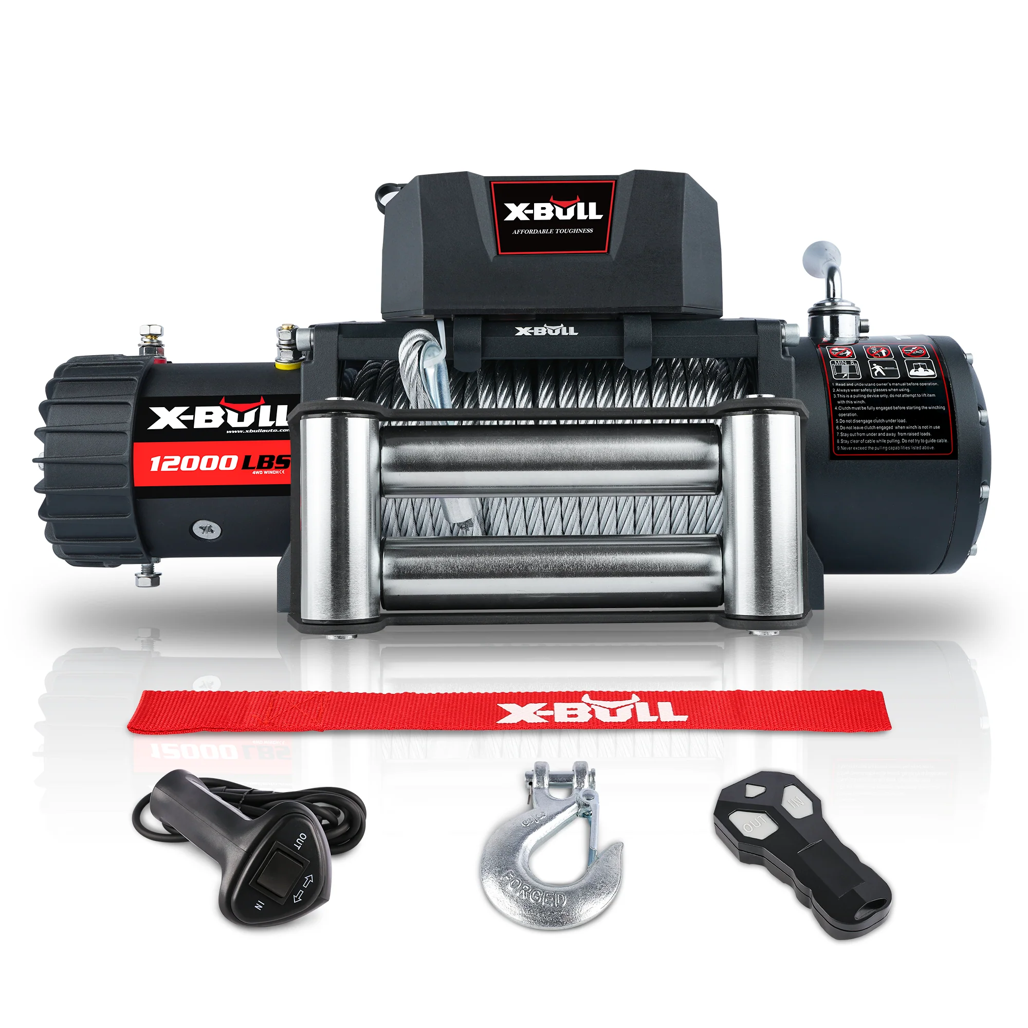 X-BULL 10000LBS/12000LBS Electric Winch - Image 15