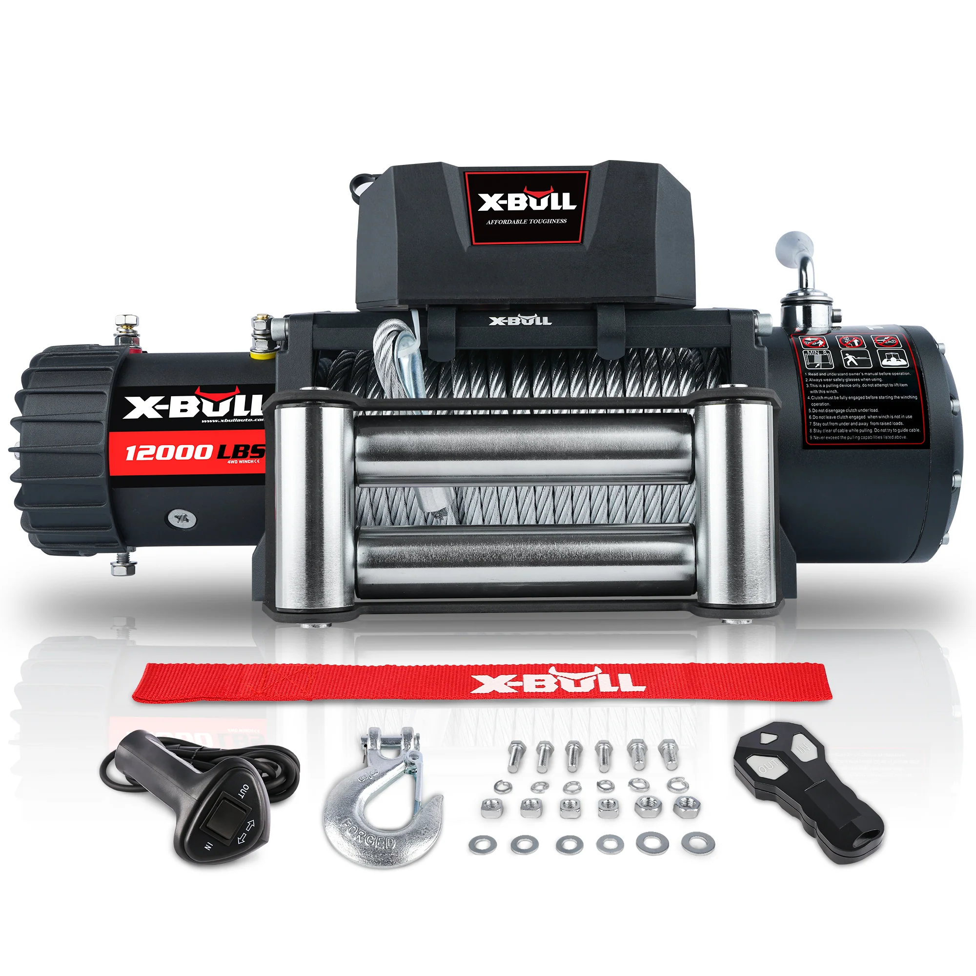 X-BULL 10000LBS/12000LBS Electric Winch - Image 9